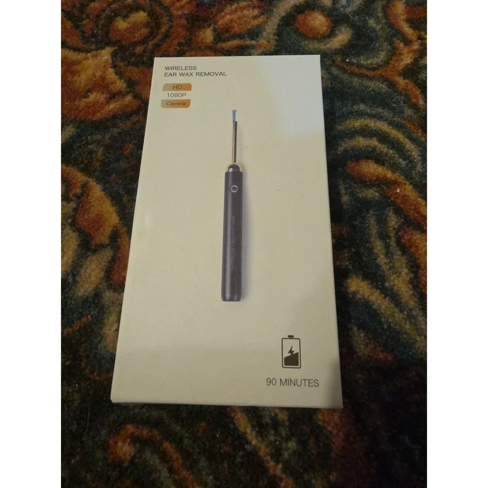 HD 1080P Ear Wax Cleaner Removal Camera Kit, with 6‎ LED Lights for iOS&Android